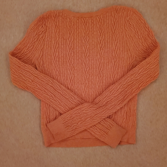 Free People Cable Knit Cropped Sweater - Picture 3 of 5